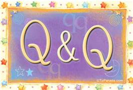 Origen y significado de Q y Q