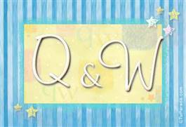 Origen y significado de Q y W