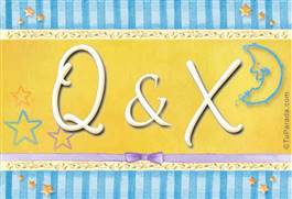 Origen y significado de Q y X