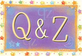 Origen y significado de Q y Z