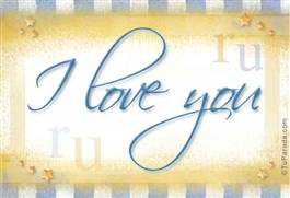 Origen y significado de R y U - I love you