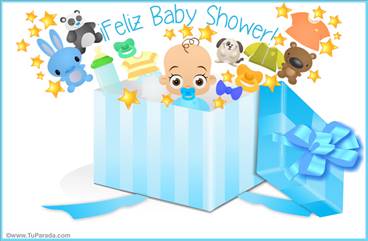 Baby Shower para varón en caja sorpresa