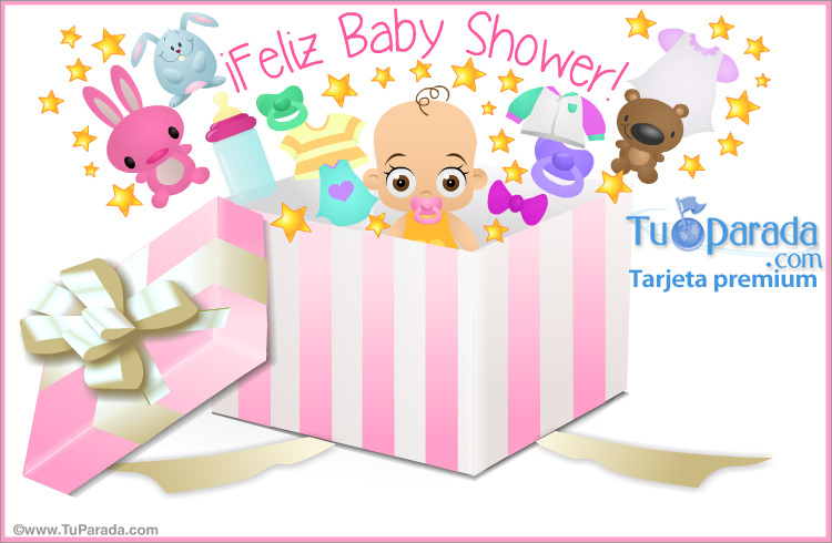 Baby Shower para mujer en caja sorpresa
