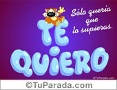 Te quiero animado