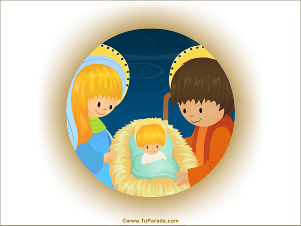 Imagen de María, Jesús y José
