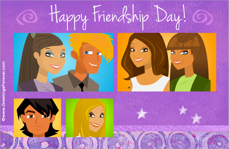 Happy friendship day ecard
