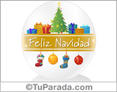 Saludo de felices fiestas circular