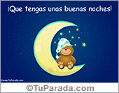 Que tengas unas buenas noches con oso