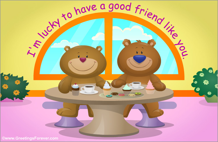 Bears friendship free ecard