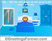 Funny bear ecard