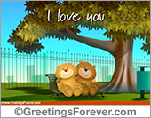 I love you bears ecard