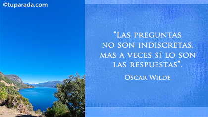 Tarjeta de Oscar Wilde