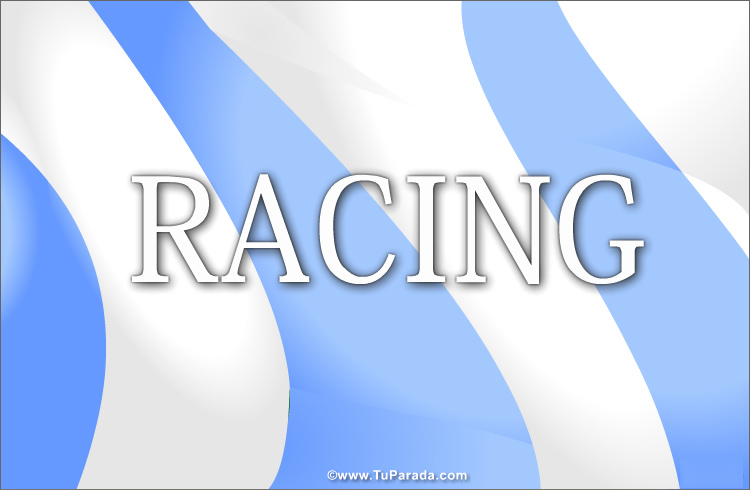 Tarjeta de Racing
