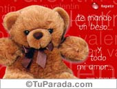 San Valentin con oso marrón