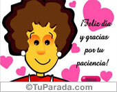Gracias por la paciencia