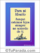 Para mi abuelo