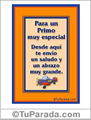 Para un primo muy especial