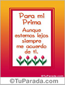 Para mi prima