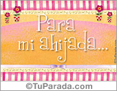 Para mi ahijada