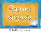 Tarjeta para mi ahijado