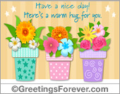 Have a nice day in warm colors