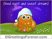 Good night and sweet dreams