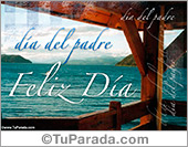 Feliz día con paisaje de lago