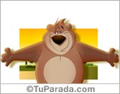 Tarjeta con abrazo