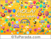 Postal divertida de saludos