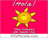 Que tengas un buen día.