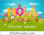 Muchos saludos