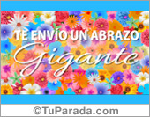 Te envío un abrazo gigante