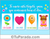 Que comiences bien el día