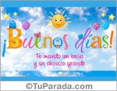 Buenos días y abrazo