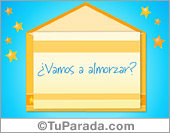 Vamos a almorzar
