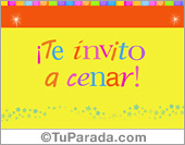 Te invito a cenar