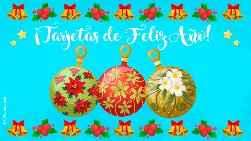 Tarjetas de Feliz Año