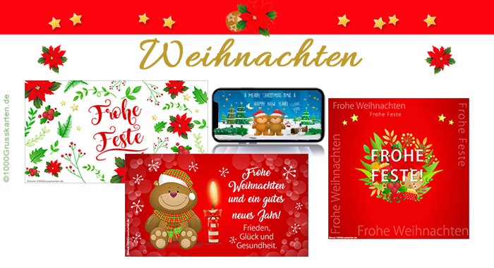 Weihnachten E-Cards