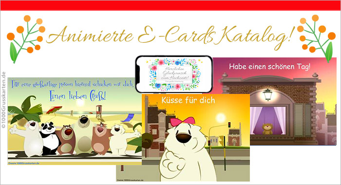Animierte E-Cards Katalog!