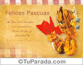 Felices Pascuas con huevos dorados