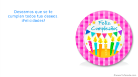 Feliz cumpleaños