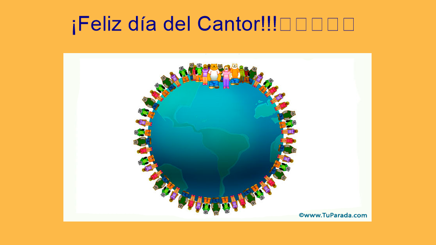 ¡Feliz Día del Cantor!!!