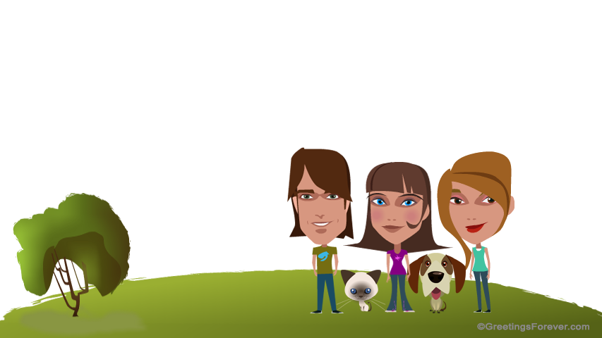 Create Hi, Hello ecard