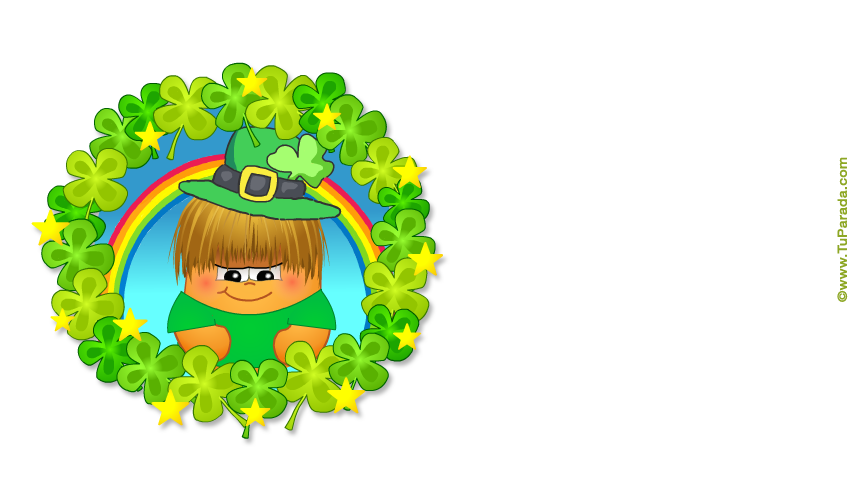 Crear tarjeta de San Patricio