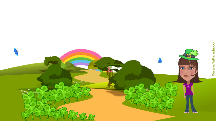 Crear tarjeta de San Patricio