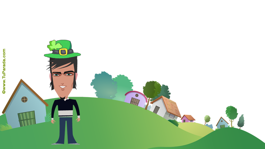 Crear tarjeta de San Patricio