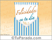 Felicidades en tu día