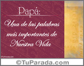 Una de las palabras...