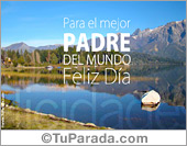Tarjeta para el mejor padre