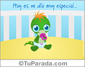 Tarjeta para padres primerizos